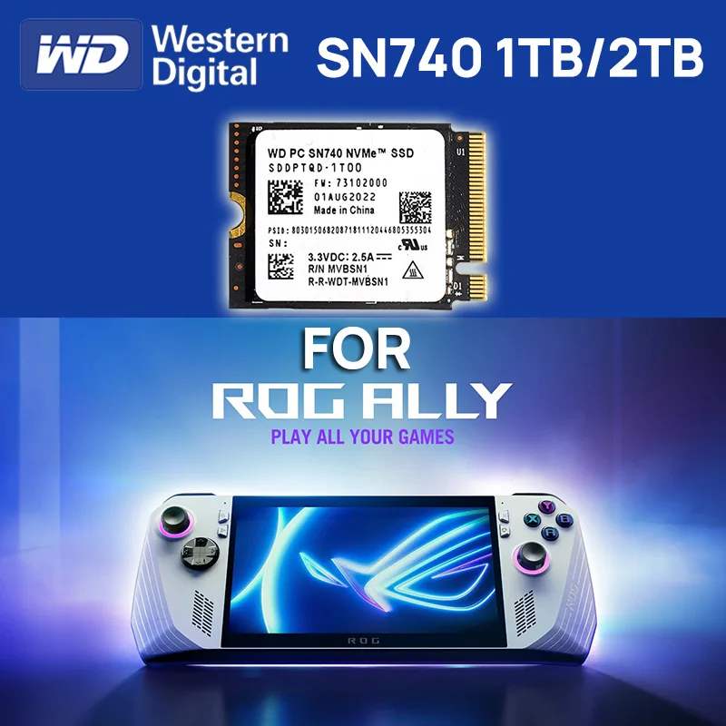 Western Edition - WD SN740 1TB Steam Deck Surface  即日発送 Amazon | SN740 1TB M.2 2230 SSD NVMe PCIe For Steam Deck