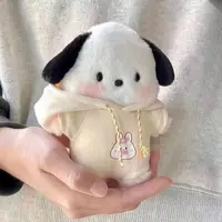 Sanrio Plush Pochacco Key Chain Cute Doll Girl Diy Plush Bag Pendant Kawaii Room Decoration Children Pillow Couple Gift 1