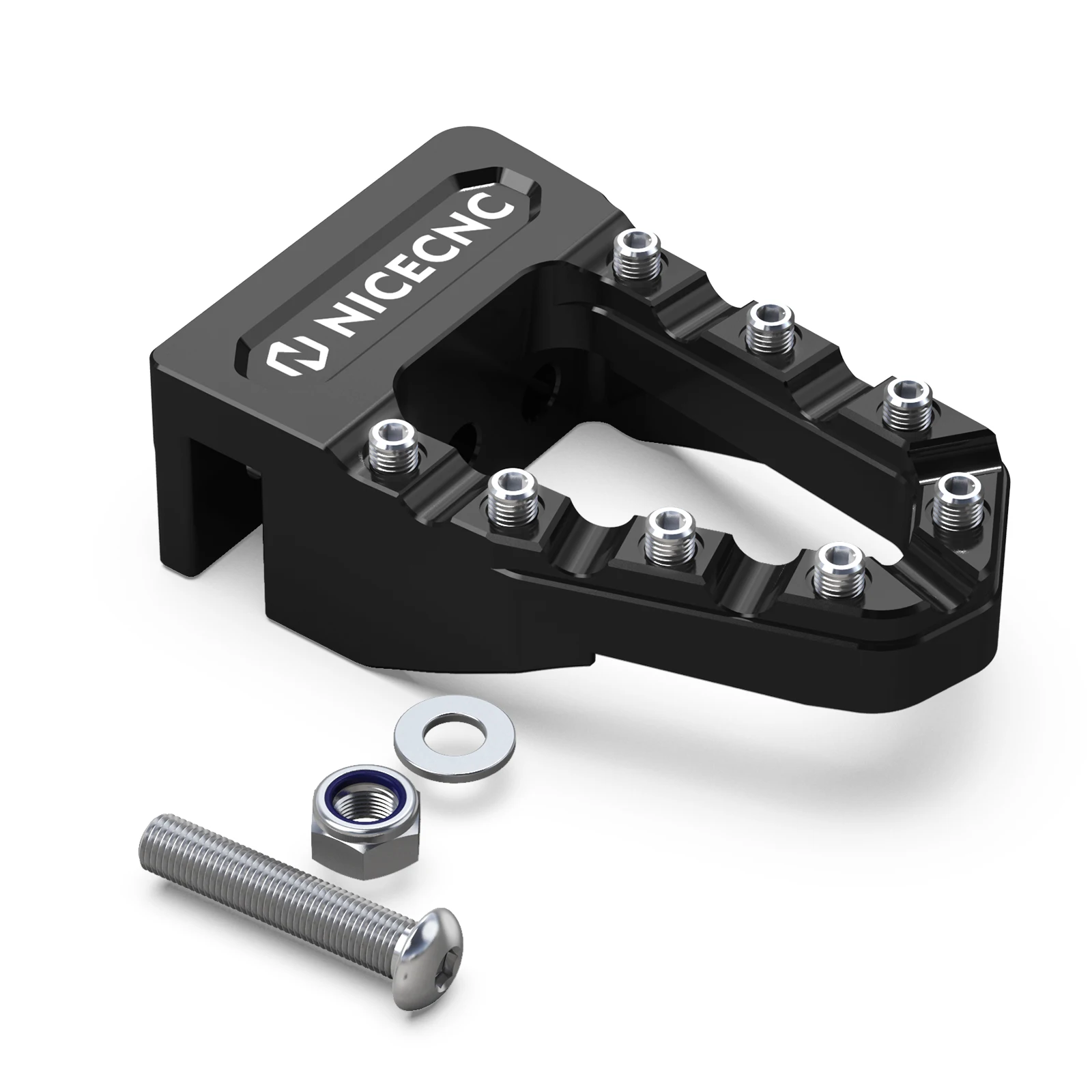NICECNC 6061-T6 Aluminium Quad Verbesserte Hinten Bremspedal Spitze Extender Für ATV HONDA TRX 450ER 2006-2014 TRX450R 46510-HP1-305 – Detail 13
