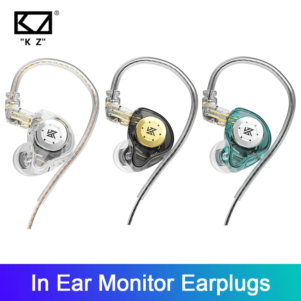 

KZ EDX Pro Earphones Dynamic In Ear Monitor HiFi Wired Headphones Bass Stereo Game Music Earplugs Noice Cancelling Headset