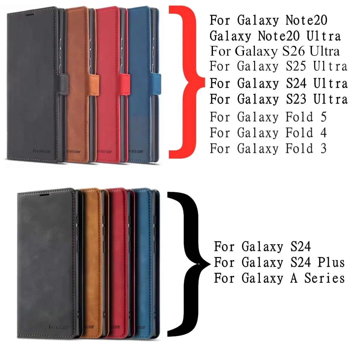 Premium Flip Leather Wallet Cover