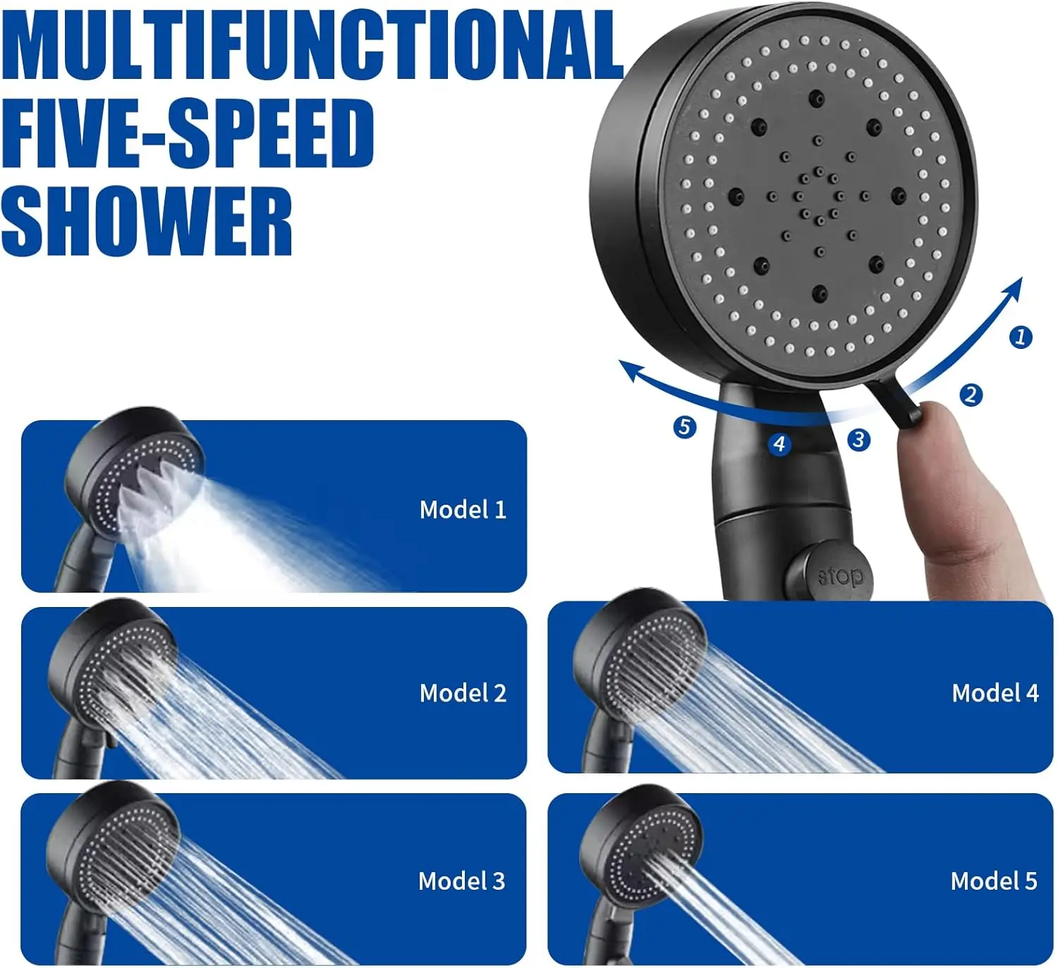 Tankless Water Heater Propane 4.74GPM 18L Outdoor Portable Water Heater Instant Propane with Digital Display