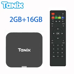 Tanix Android 10 Smart TV Box with 4K HDR and 3D Support (2GB 16GB)