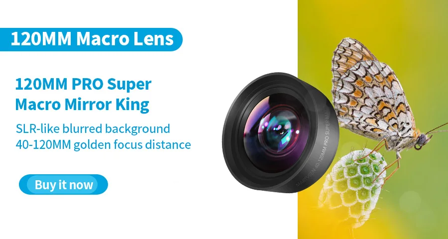  120mm Macro Lens 5K HD 10x Macro lens Smart Cell Direct
