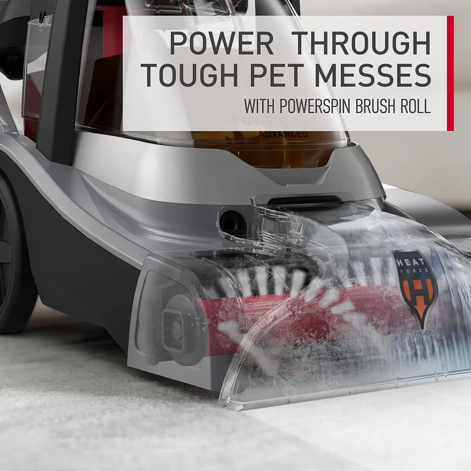 PowerScrub XL Pet Carpet Cleaner Machine, Upright Shampooer, FH68002, Black, Large 5