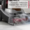 PowerScrub XL Pet Carpet Cleaner Machine, Upright Shampooer, FH68002, Black, Large 5