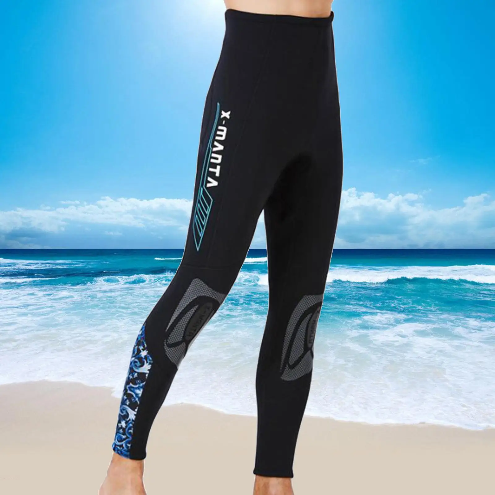 Wetsuit Pant MenS Womens Compression Leggings Surfing Swimming Tights  Stretchy Scuba Diving Snorkeling Canoe Trousers