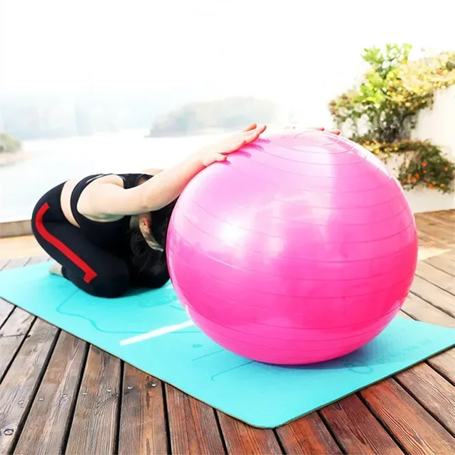 45-85cm Big Yoga Ball PVC Inflatable Yoga Exercise Ball Thickened Gym Fit Ball Exercise Home Fitness Pilates Sport Balance Ball 2