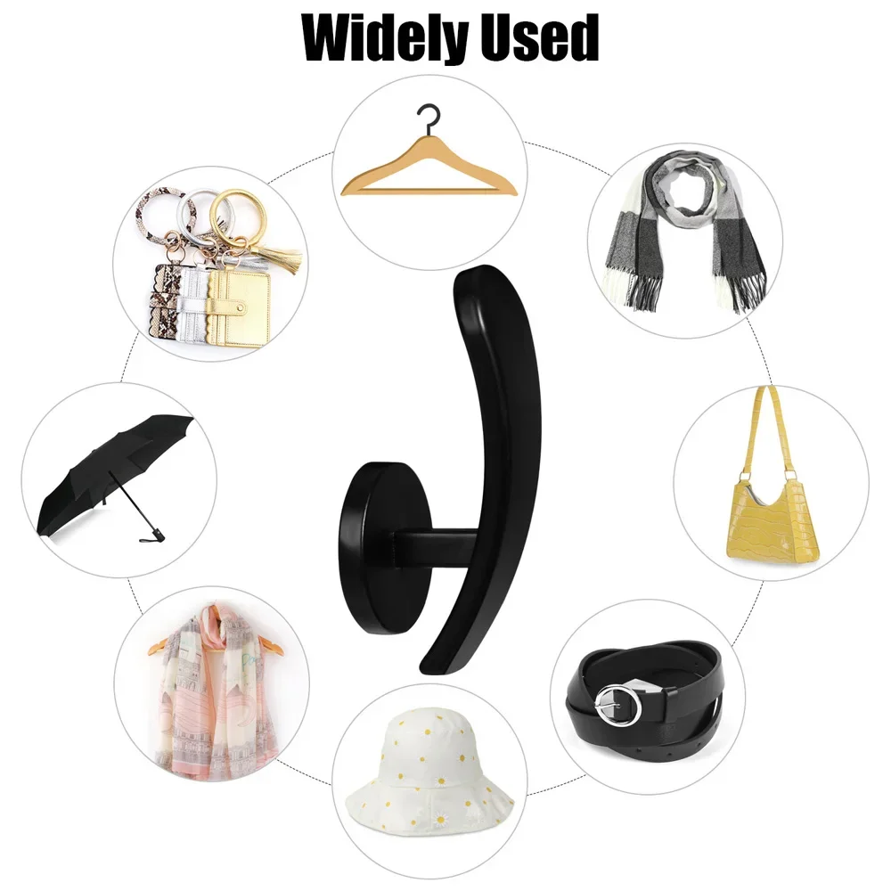 Curtain Holder 2pcs/set Retro Practical Durable Wall Hanger Metal Hooks