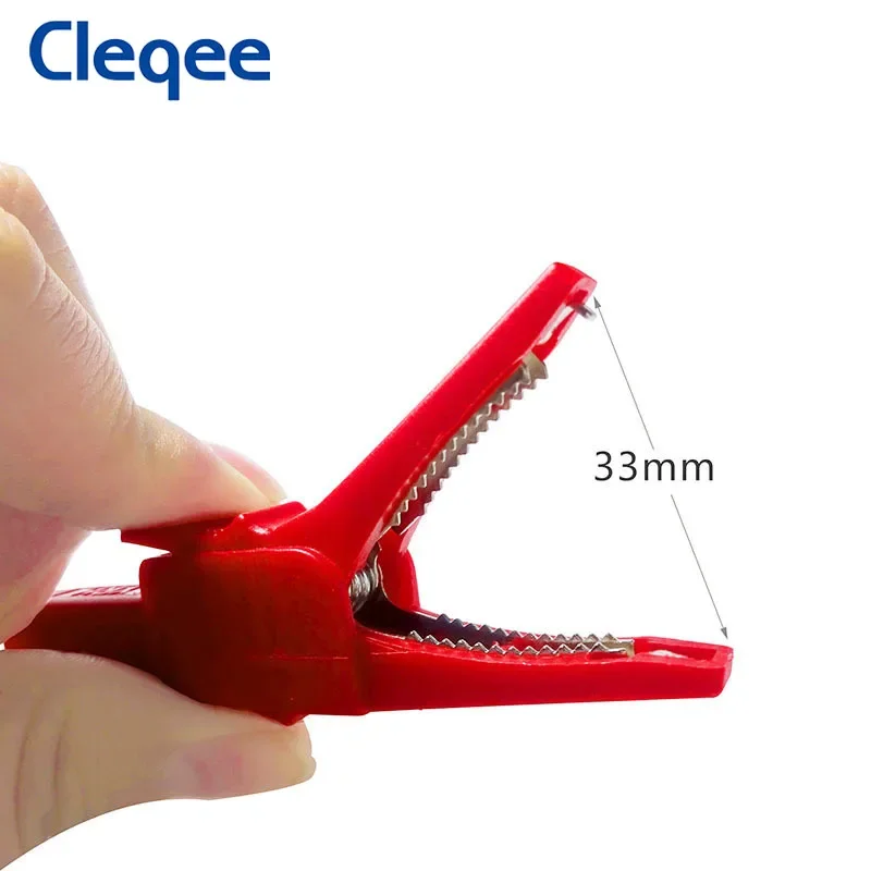 5PCS Heavy Duty Alligator Clip Safety Copper Crocodile Clamp Multimeter Test Clips with 4mm Banana Socket 32A 1000V