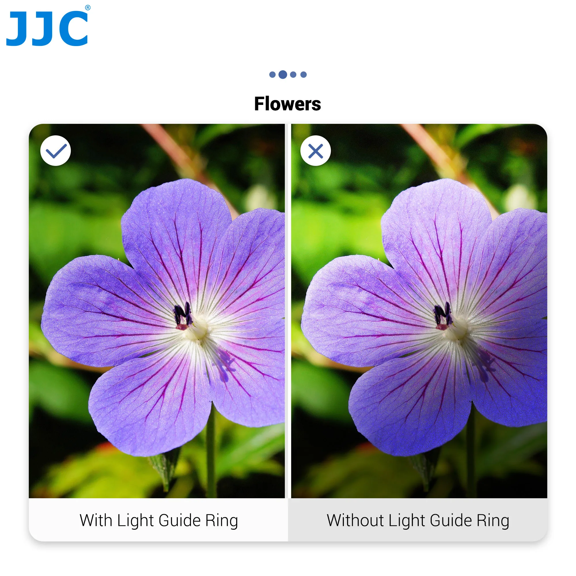 Description Picture 5 of itemJJC Flash Diffuser LED Light Guide Macro Ring For Olympus Tough TG1TG2 TG3 TG4 TG5 TG6 TG7 Camera Replace for Olympus LG1