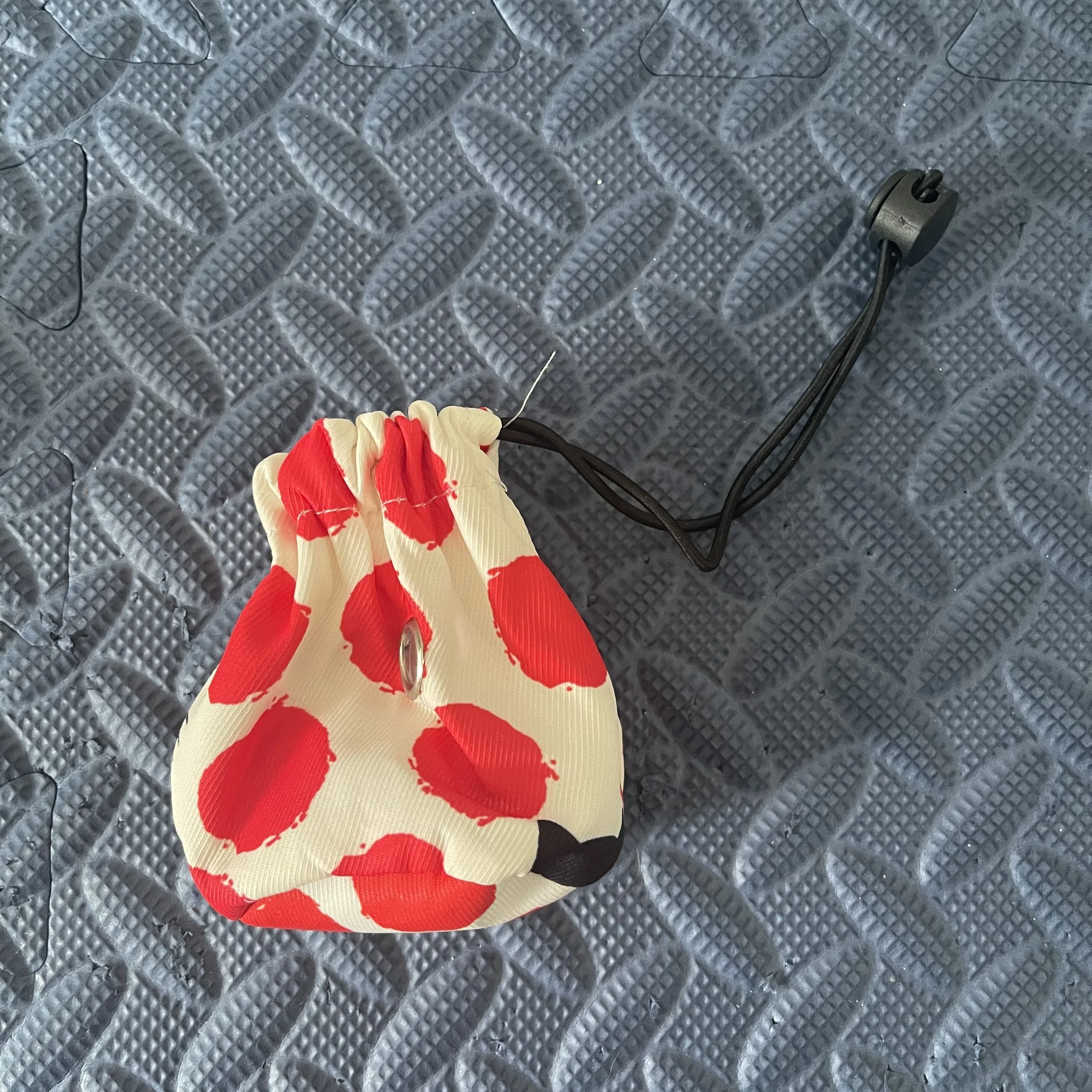 Graphic Pattern Dog Poop Bag Carrier Bag, Portable Pet Waste Bag Dispenser, Multifunctional Storage Bag For Dog Outdoor Supply