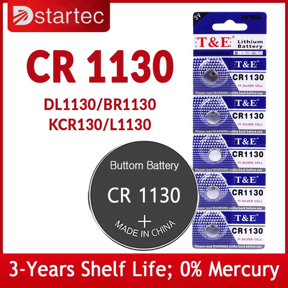 New 5pcs-25pcs 3v Cr1130 Lithium Button Battery Kl1130 Br1130 Lm1130 ...