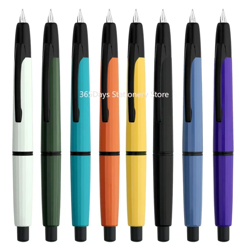 Fountain Pen Press Retractable EF Nib Resin Ink Pen Converter For Office School Supplies