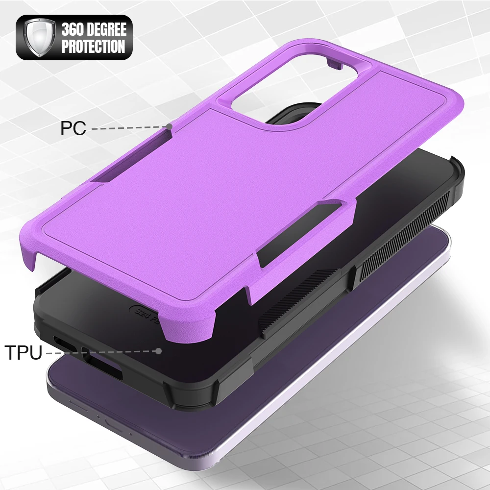 Shockproof Armor Case - Anti-Shock Hybrid Rugged Protective Cover