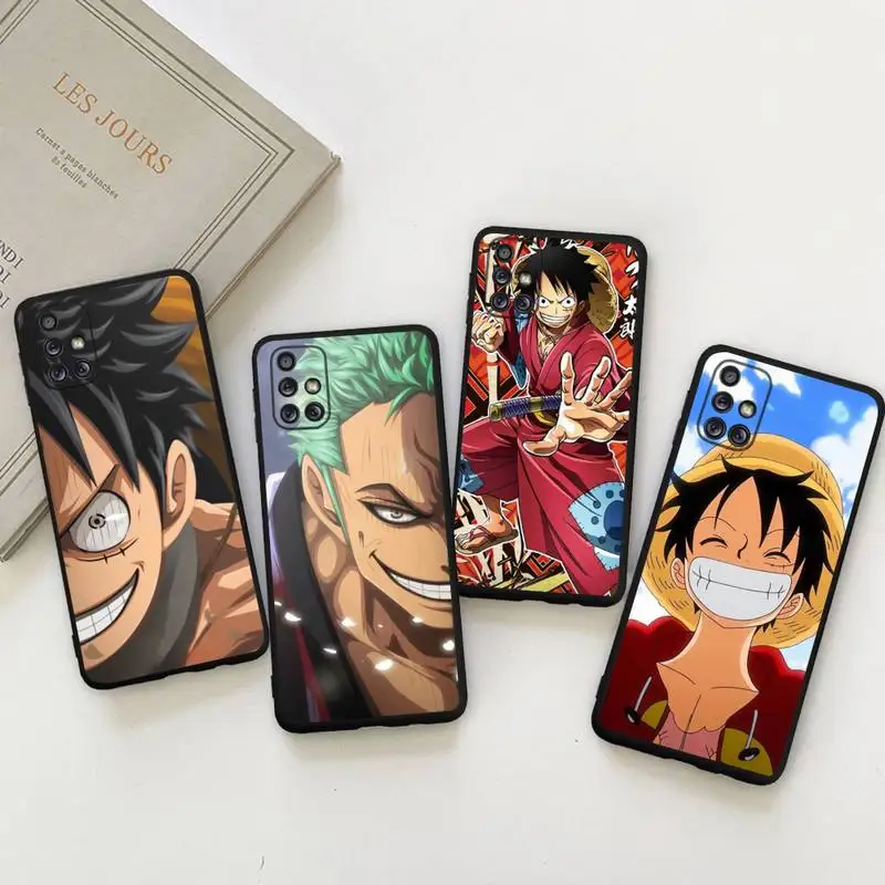 

Anime One Piece Monkey D. Luffy Phone Case For Samsung Galaxy A73 A53 A13 A03S A52 A72 A12 A81 A30 A32 A50 A80 A71 A51 A31 5G