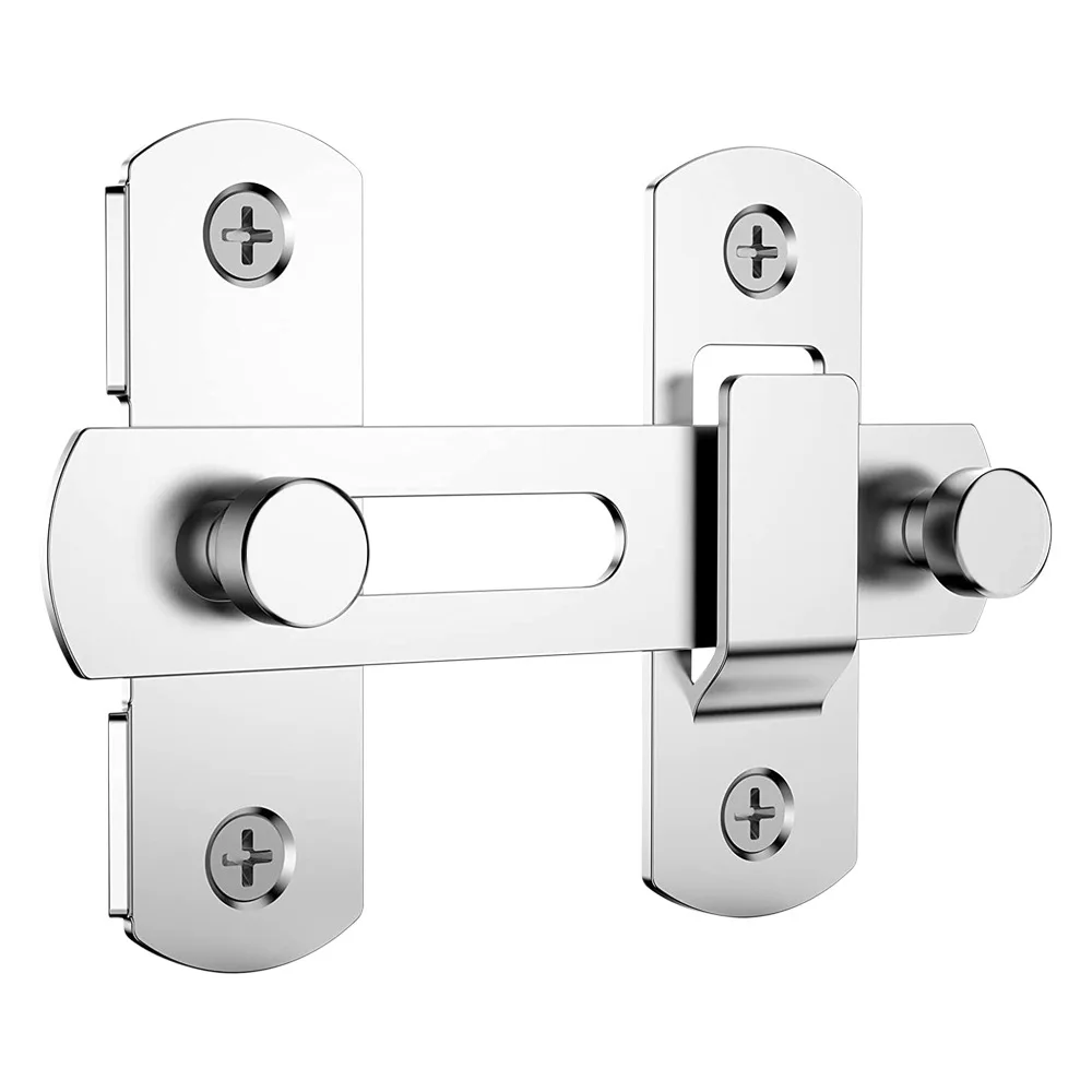 Door Latch 1Pcs Stainless Steel Sliding Barn