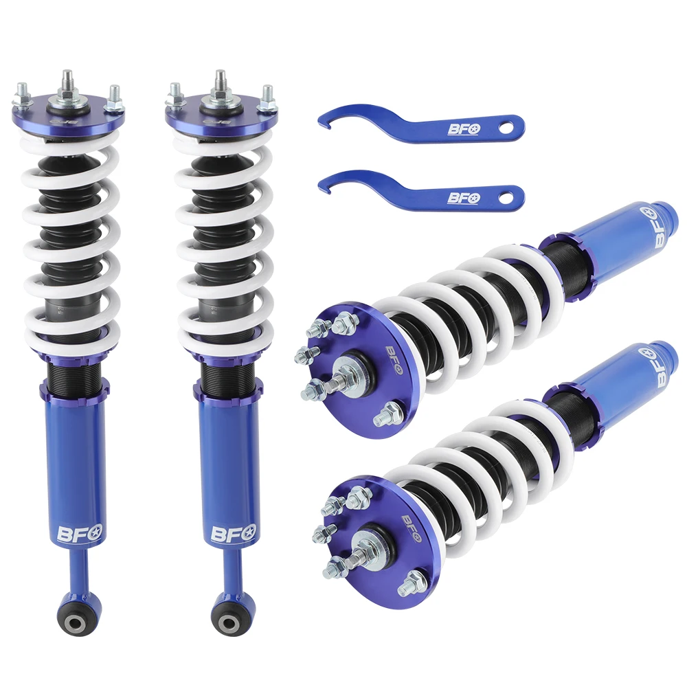 

BFO Coilover Struts Shocks For Honda Accord 1998-02 Acura TL 1999-2003 CL 01-03 Coilover Coil Suspension Lowering Coilover Shock