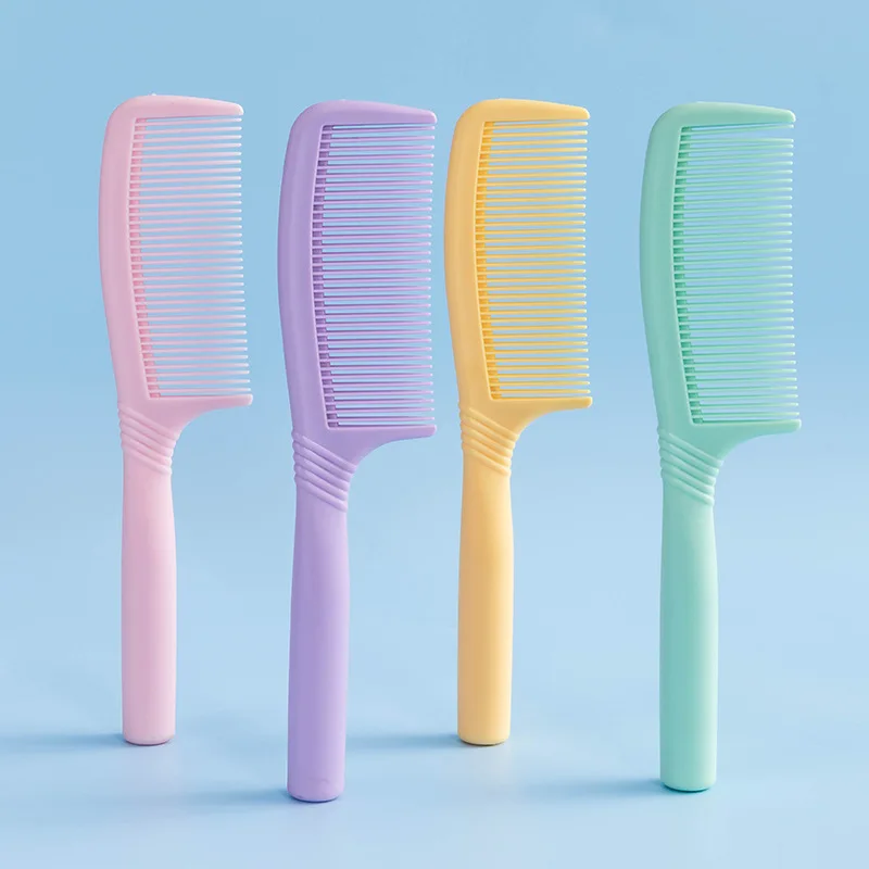 1pc portable thickened dense teeth anti-static hair styling hair comb ...