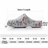 Medical print Nurse Clogs EVA Surgical Slippers Lightweight Non-slip Doctor Scrub Clogs Dental Pet Clinic Nursing Clogs Y07-1 6