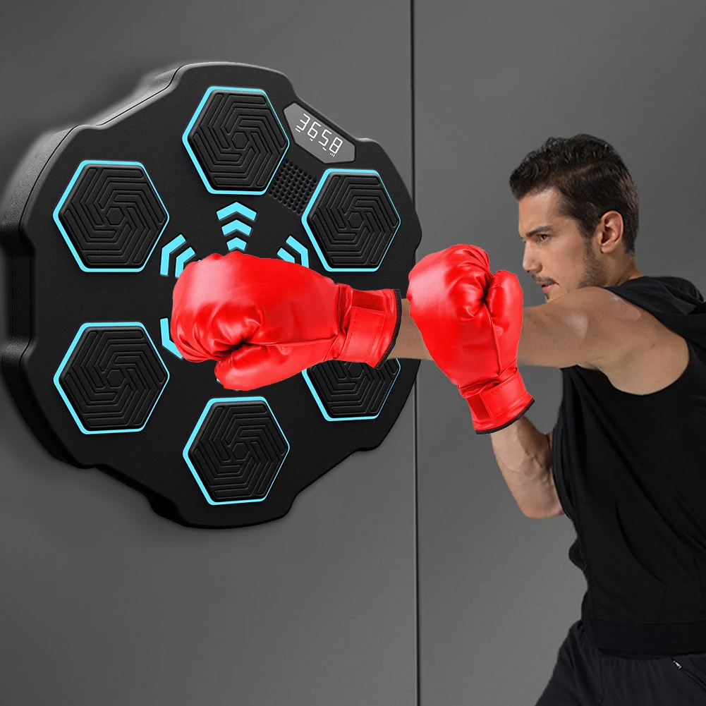 Music Boxing Machine Boxing Training Punching Equipment BT Link Boxing  Target Workout Machine for Home Exercise