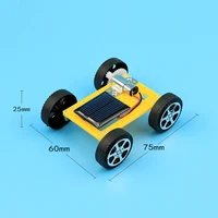 Bricolage Mini voiture jouet à énergie solaire pour enfants jouet à énergie solaire assemblé voiture à énergie jouets pour enfants enfants nouveauté cadeau 3