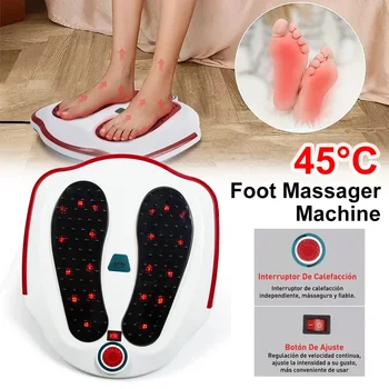 Massaggiatore per piedi con calore Shiatsu riscaldato elettrico impastatore per piedi macchina per fascite plantare funzione di calore spina europea 1