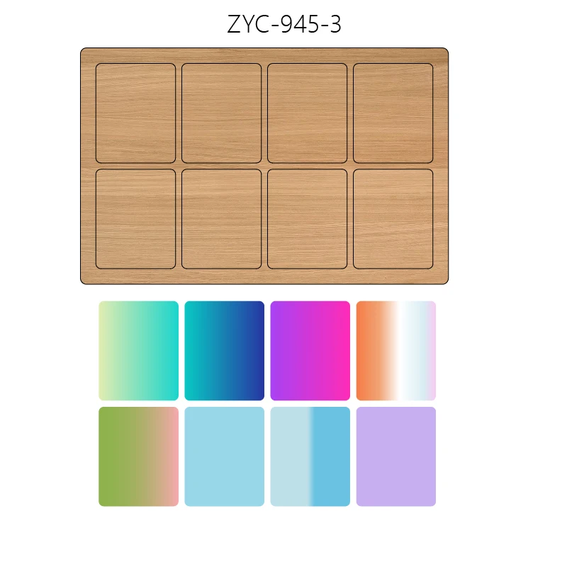 ZYC-945 square  wooden cutting molds are suitable for use in die-cutting machines