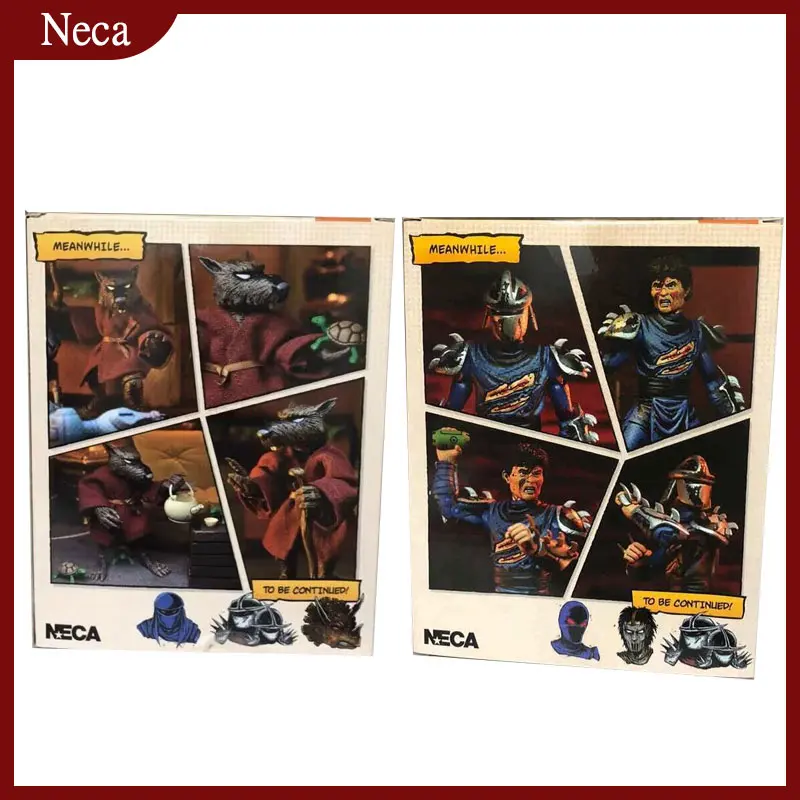 

Original Anime Neca 54289 Eastman 54290 Rat Bot 54250 Leopard Figures Anime Action Statue Collection Model Toys Christmas Gifts