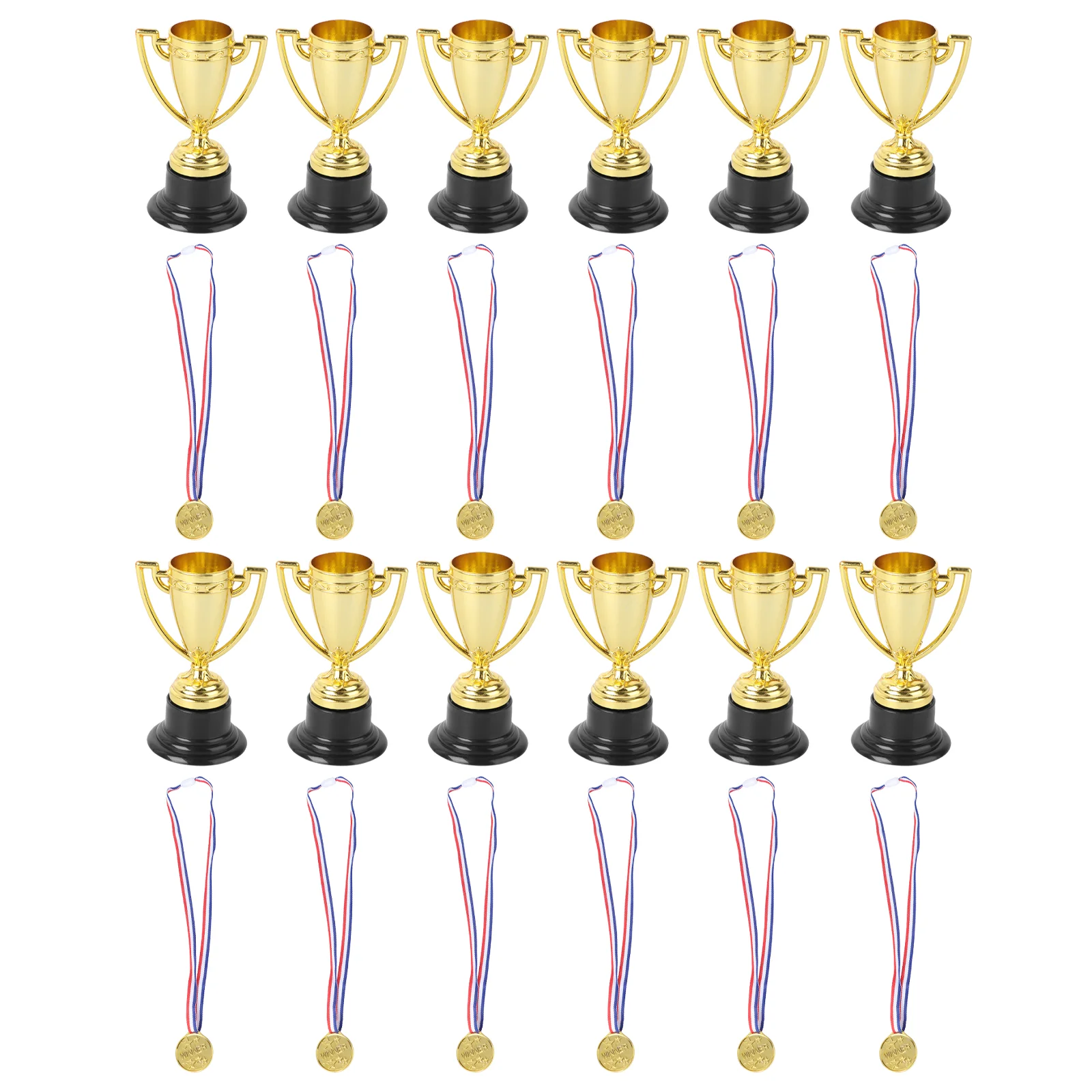 

24 Pcs Soccer Trophies Kids Kids Winner Medal Small Small Toy For Kids Kids Baseball Trophy Kids Award Trophy
