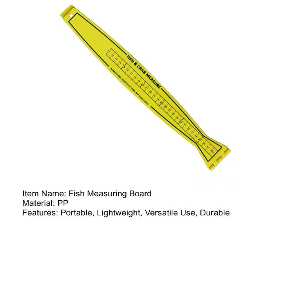 Bump Board Fishing 47-Inch Fish Measuring Ruler - PVC Bump Board With ...