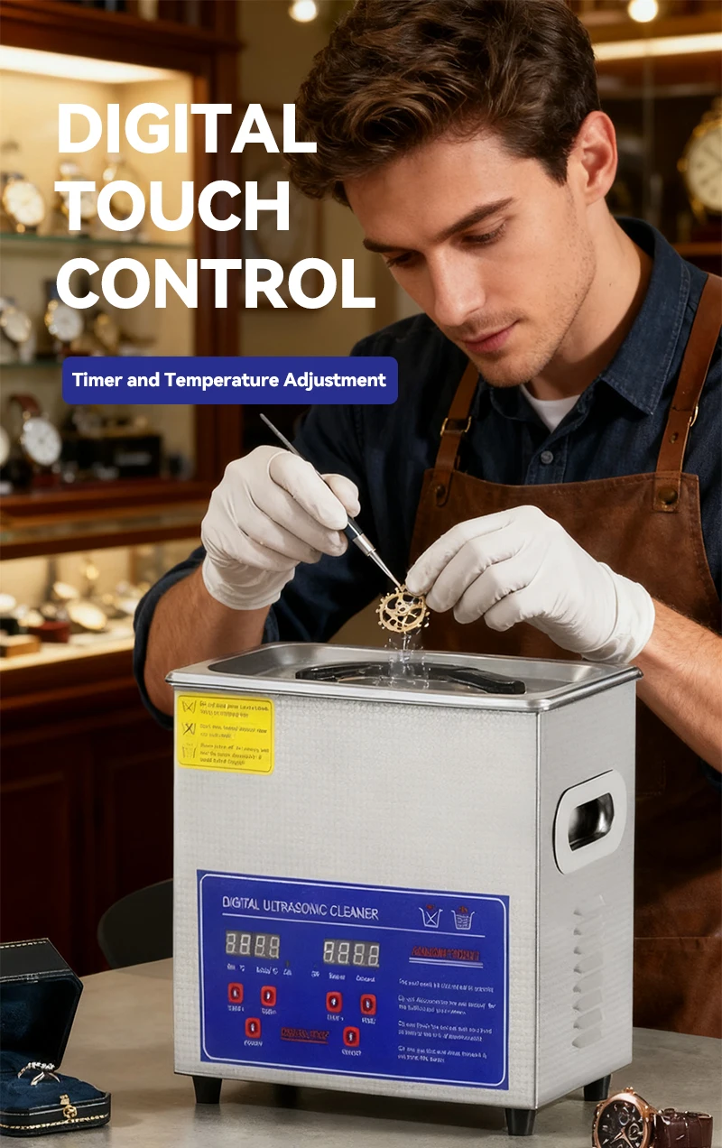40kHz Ultrasonic Cleaner with Heater & Timer Industrial High Power Ultrasonic Cl