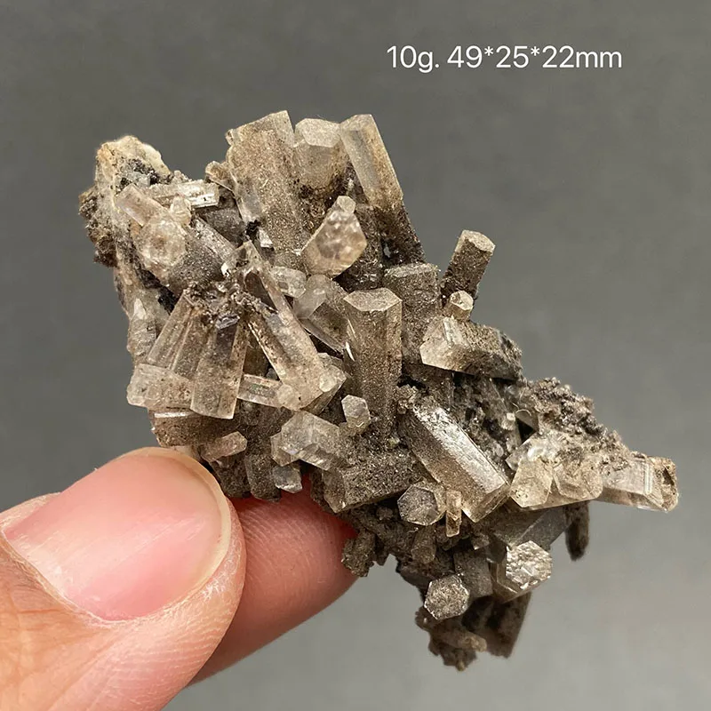 100% natural columnar transparent calcite raw stone mineral specimen healing crystal collection