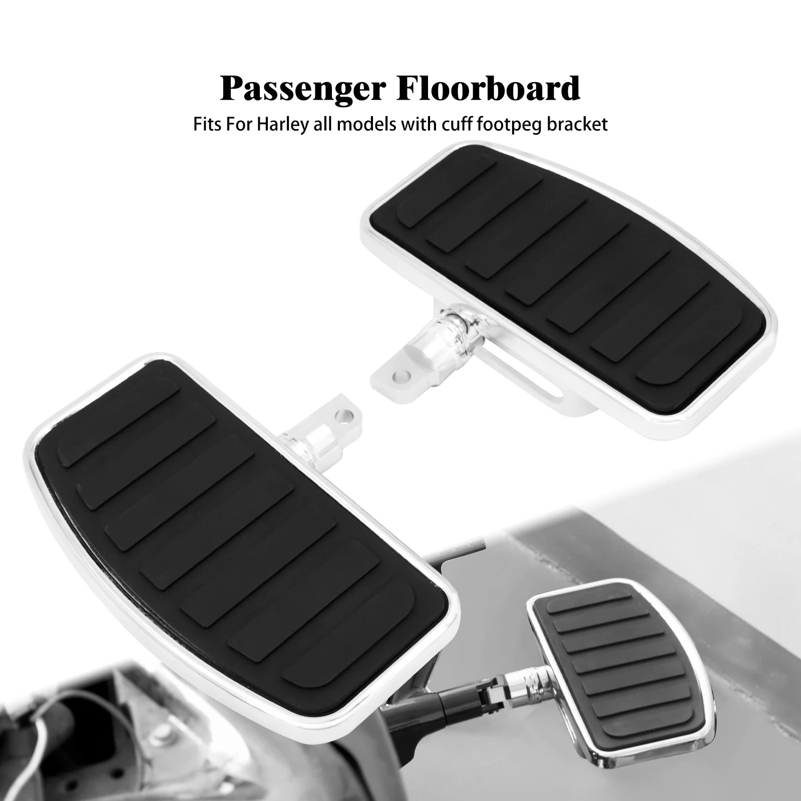 MotorcycleAdjustableRearPassengerFloorboardFootboardsFootPegs