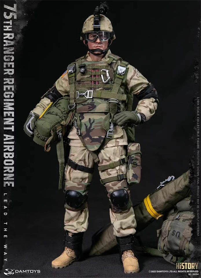1/6 DAMTOYS DAM 78094 US. 75th Ranger Soldier Regiment Army Man