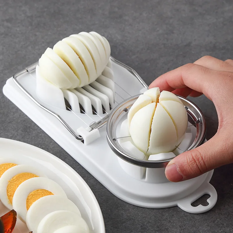 Multifunction Egg Slicer Sectioner Kitchen Cutter Mold Flower Edges New Egg Shaper Kitchen Accessories High Quality