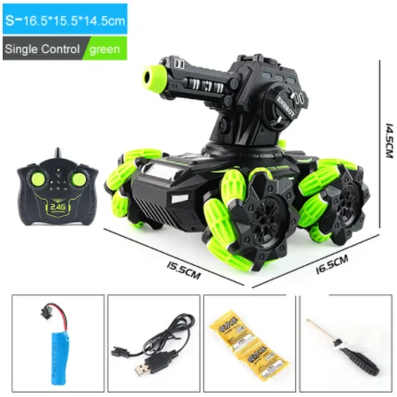 Remote Control Shooting Tank Battle Rc Toy Water Bomb Shooting Competitive Remote Control Car Multifunctional Off-road for Kids