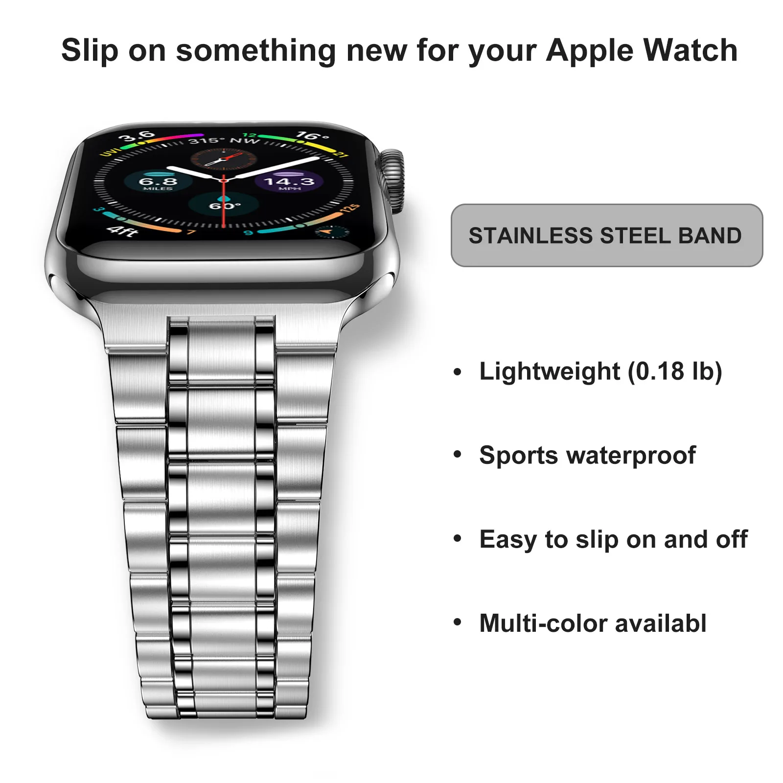 case+Strap for Apple watch Ultra band 44mm 40mm 45mm 41mm 42mm 38mm Metal Stainless Steel bracelet iWatch Series 3 5 6 SE 7 8