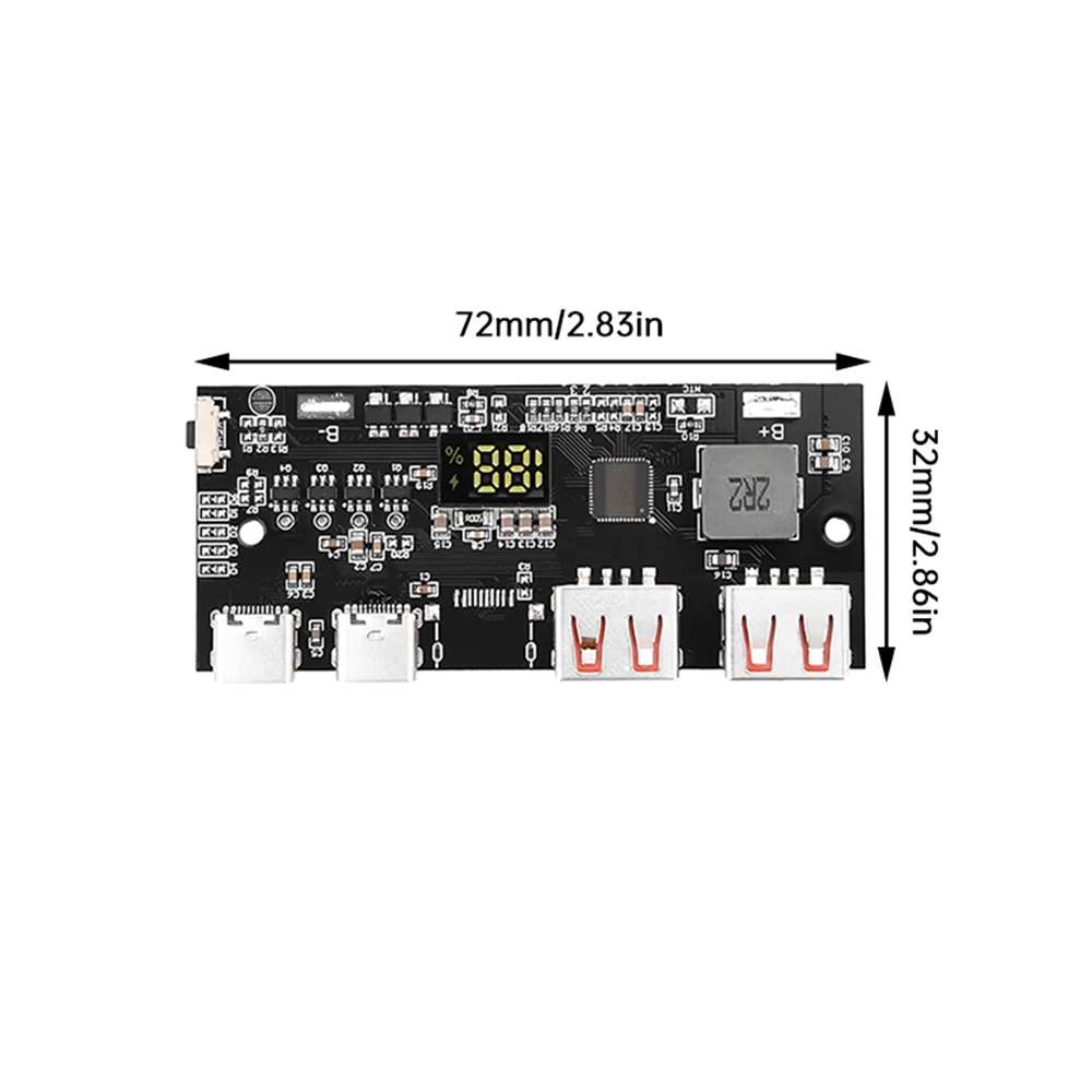 22.5W Power Bank Module Fast Charging DIY Circuit Board 3.2V LFP Battery Support QC4.0 PD3.0 Supports VOOC Protocol