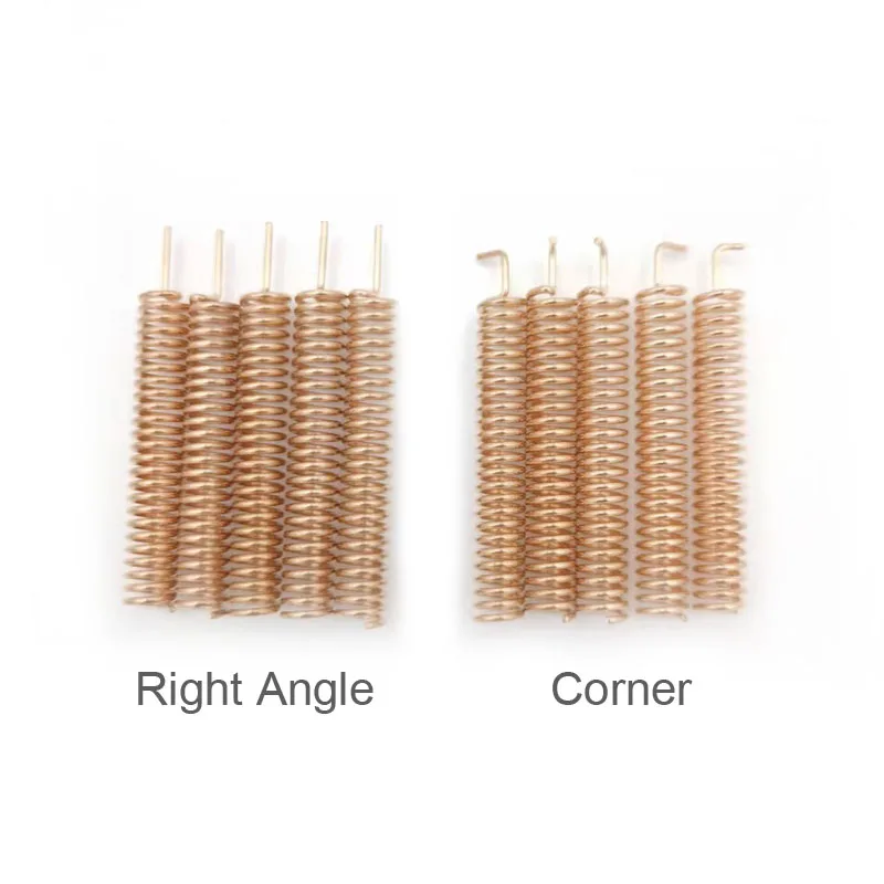 433Mhz Built-In Antenna 0.8MM Wire Diameter Phosphor Copper 3.15Dbi Internal PCB Spring 433Mhz Coil Antennas