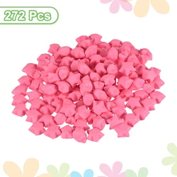 Enchanting Origami Lucky Stars Paper Set - Perfect for Gifting and Celebrations (Light Red)