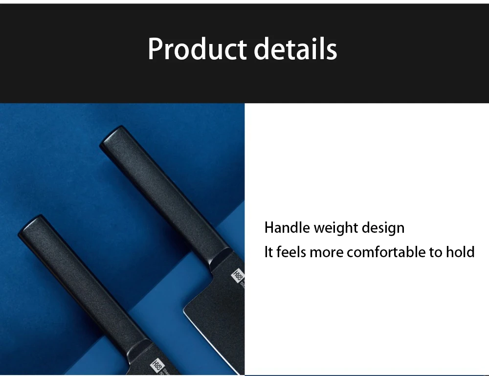 Gadgetoo Huohou Non Stick Stainless Steel Kitchen Knife 5 In 1 Combo Hu0076