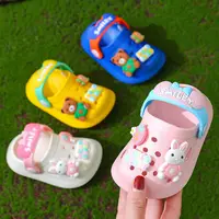 Children Baby Shoes for Boys Girls New Cute Cartoons Kids Mules Clogs Summer Soft Sole Garden Beach Slippers Sandals Cave Hole 1