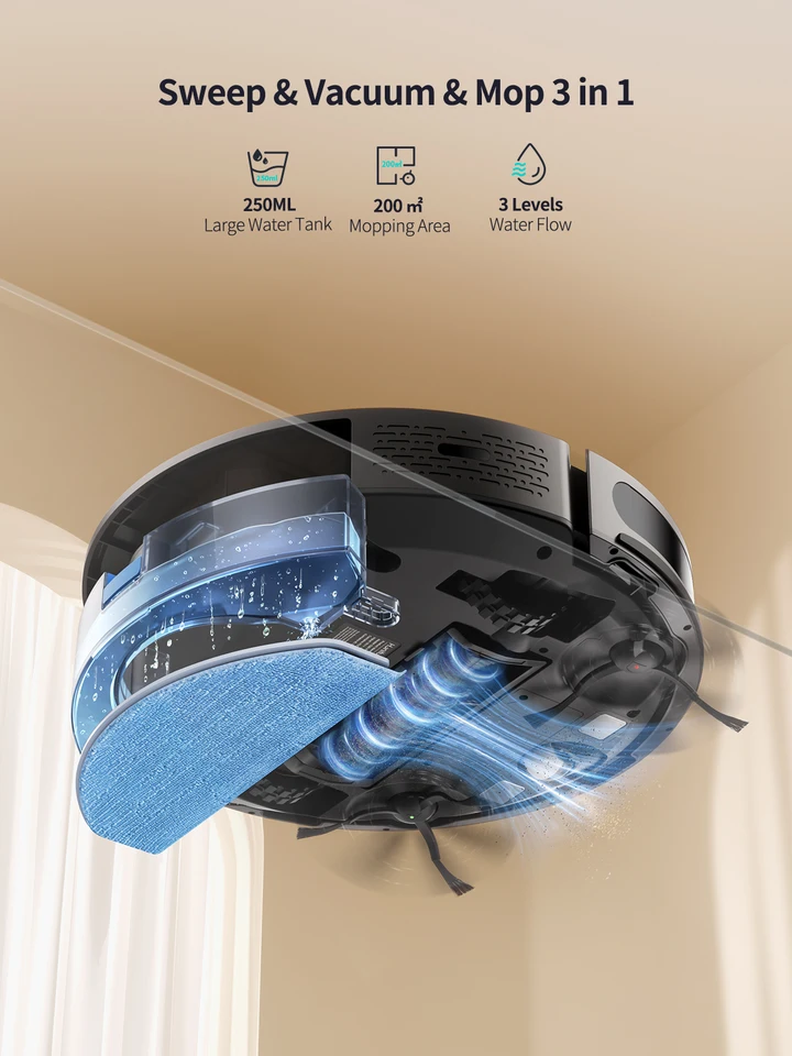 ロボット掃除機　Honiture Honiture-ロボット掃除機、強力な吸引、自己充電アプリ