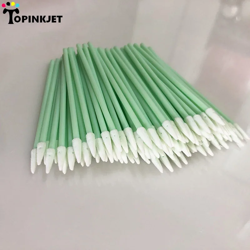 Fiber Optic Cleaning Tool Micro Cleaning Foam For Fiber Printhead Tool 100pcs fiber optic cleaning tool