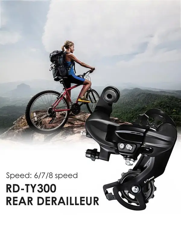 Accessoire Vélo Changement Vitesse Dérailleur Arrière VOANZO TX35 Pour Vélo - Compatible 6/7/8 Vitesses, Montage Direct - Alliage D'aluminium, Précision De Changement Changement Vitesse Vélo