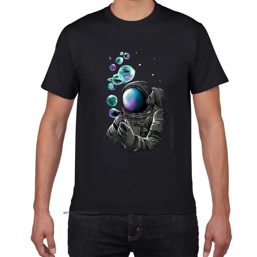 

Yev F629mt Planet Cotton T Shirt Men Loose Cool Spaceman T-Shirt Casual Summer Funny Tshirt Tee Shirt for Men Homme Men