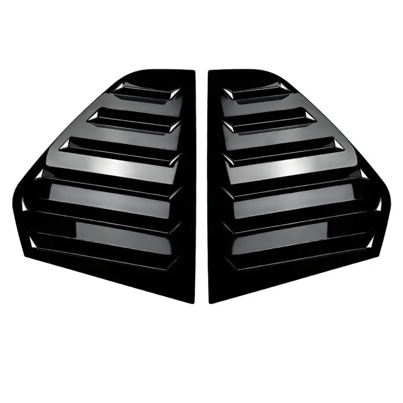 VW 골프 8 MK8 2020-2022용 유니버설 자동차 측면 후면 통풍구 커버 트림 장식 부품 (블랙)