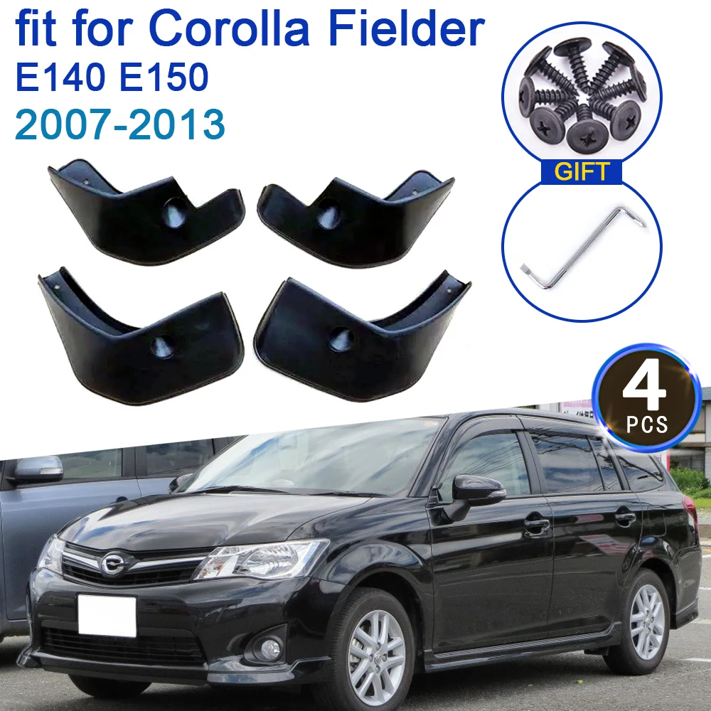 

4х брызговик для Toyota Corolla Fielder E140 E150 2007 ~ 2013 Аксессуары 2008 2009 2010 2011 2012 Брызговики