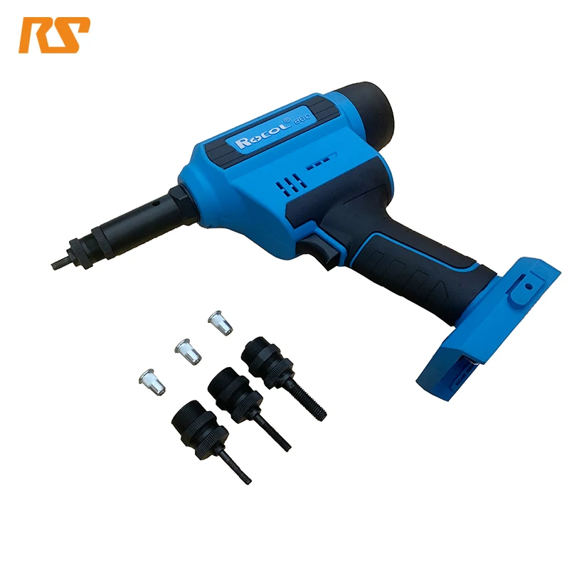 ROCOL M3-M10 and Inch Size Quick Charge 20000KN Powerful Lithium Battery Rivet Nut Gun type c port rechargeable aa lithium battery 1 5v battery 2600mwh high capacity constant voltage quick recharge environmental friendly utility reusable battery for electric toy doorbell